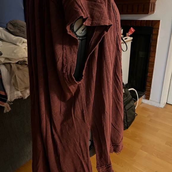 Free People Raspberry Boho Blouse - Picture 5 of 13